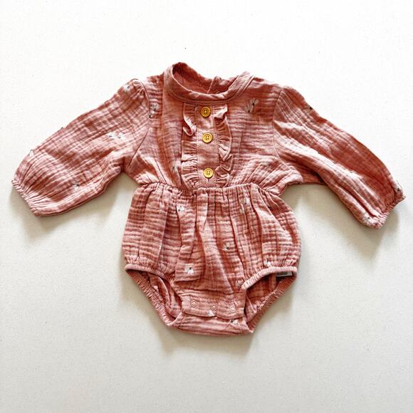 RZ by Rachel Zoe Linen Bubble Rompers (Set of 2) - NWOT - Picture 7 of 8